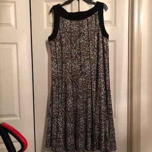 CJ Banks Sleeveless Aline Dress Print 18W